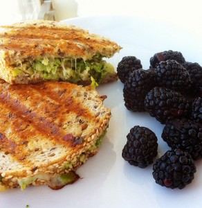 Shredded Quorn & Broccoli Panini