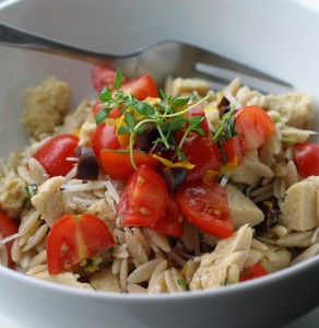 Whole Wheat Orzo with Meyer Lemon & Thyme