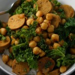 Sausage w/ Chickpeas & Kale