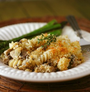 Truffled Macaroni w/ Roasted Cauliflower & Mushrooms