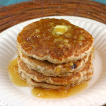 Banana Rum Steel Cut Oat Pancakes