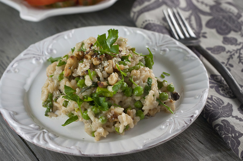 Asparagus & Green Pea Risotto