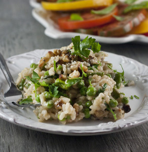 Asparagus & Green Pea Risotto