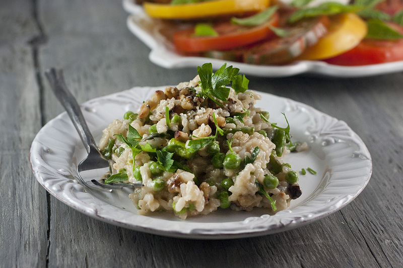 Asparagus & Green Pea Risotto