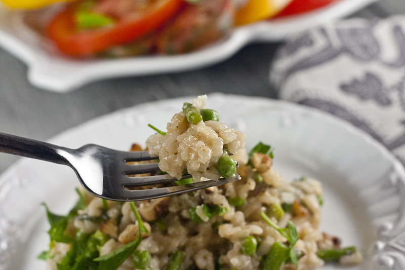 Asparagus & Green Pea Risotto