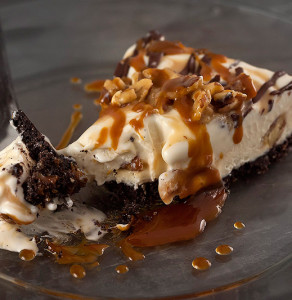 Vanilla Bean Semifreddo with Caramel & Pecans