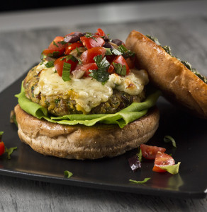 Mediterranean Veggie Burger