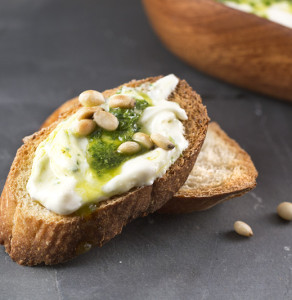 Whipped Feta with Herb Oil